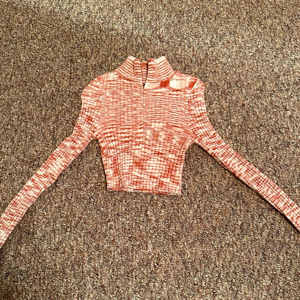 Woman’s XS Long Sleeve Zip Up Top | SUPER STRETCHY
